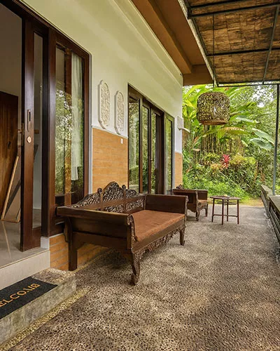 Jungle Hideaway Villas Front Relaxing Chair