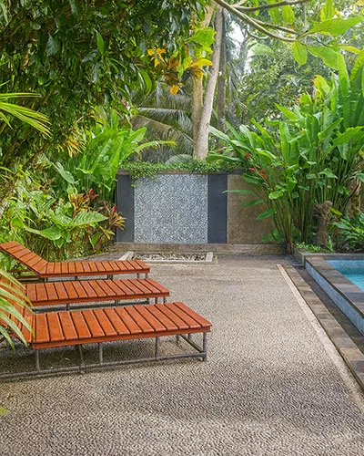 Jungle Hideaway Villas Pool Sun Lounger