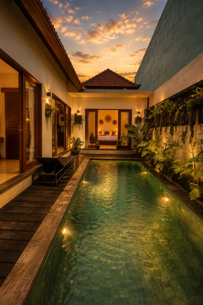 Maya Gorgeous Manor - Pool Evening
